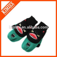 Acrylic wholesale knit kids mittens